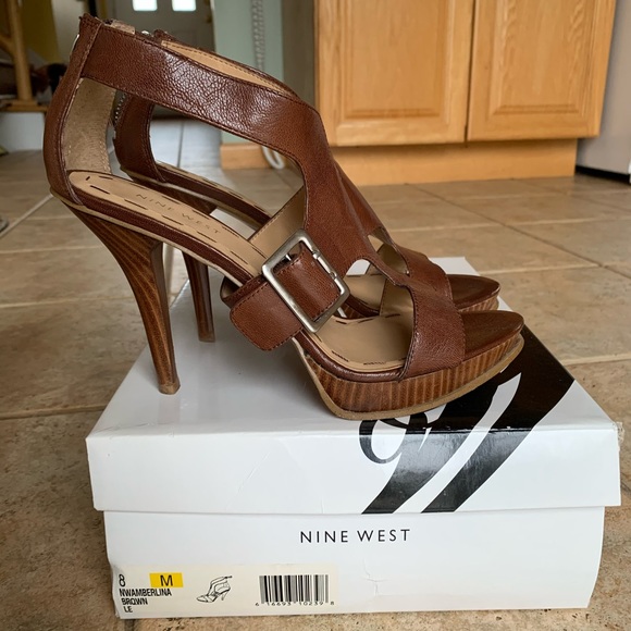 nine west strap heels